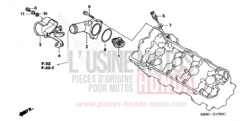 THERMOSTAT CBF600N5 de 2005
